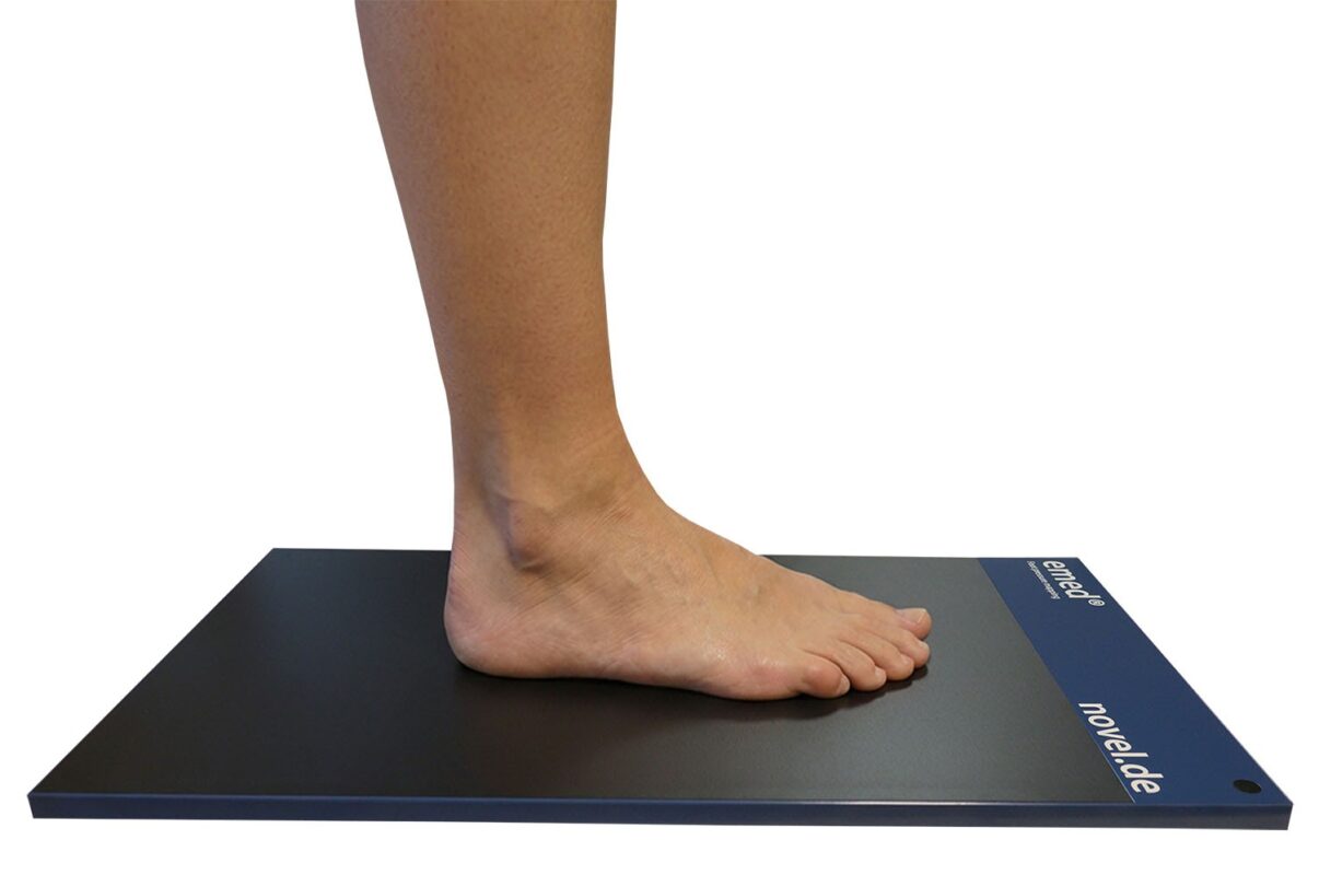 foot on emed platform