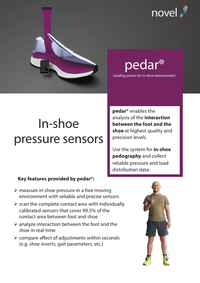 pedar system flyer cover