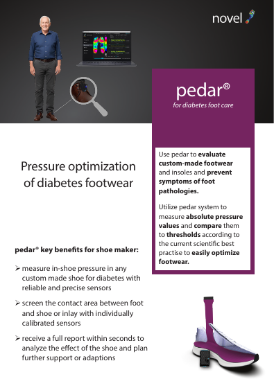 Diabetic footwear flyer cover
