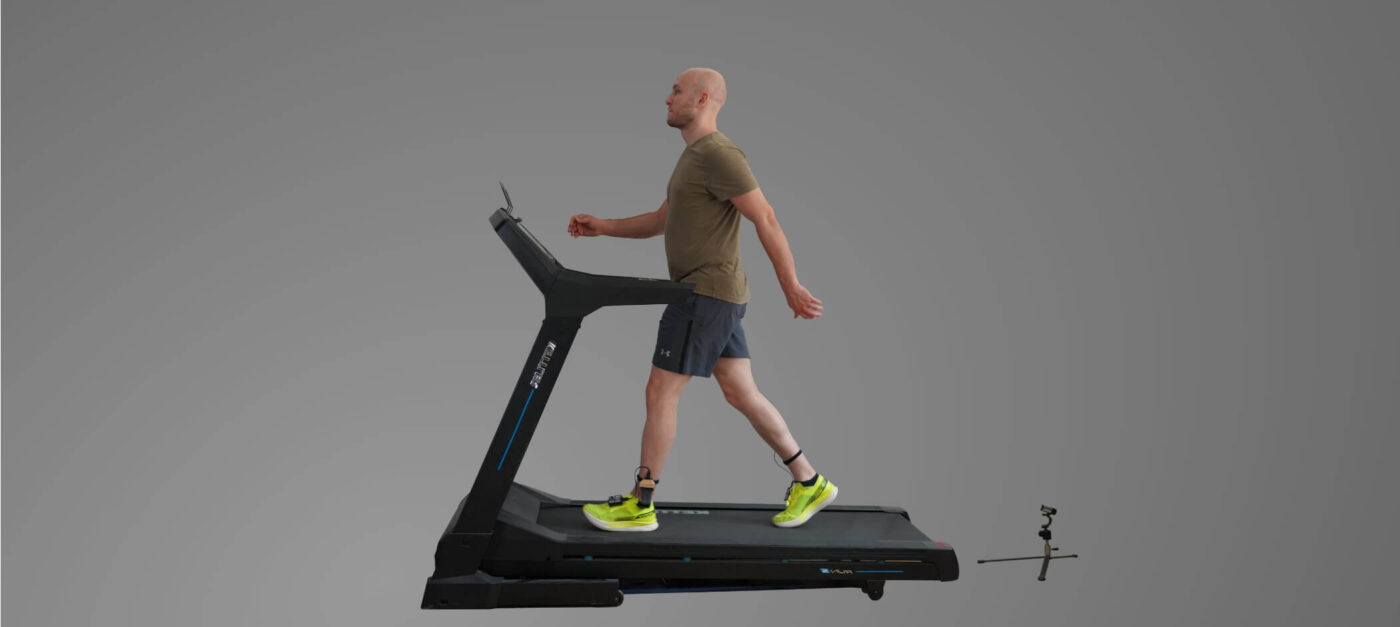 In-shoe measurement during treadmill walking